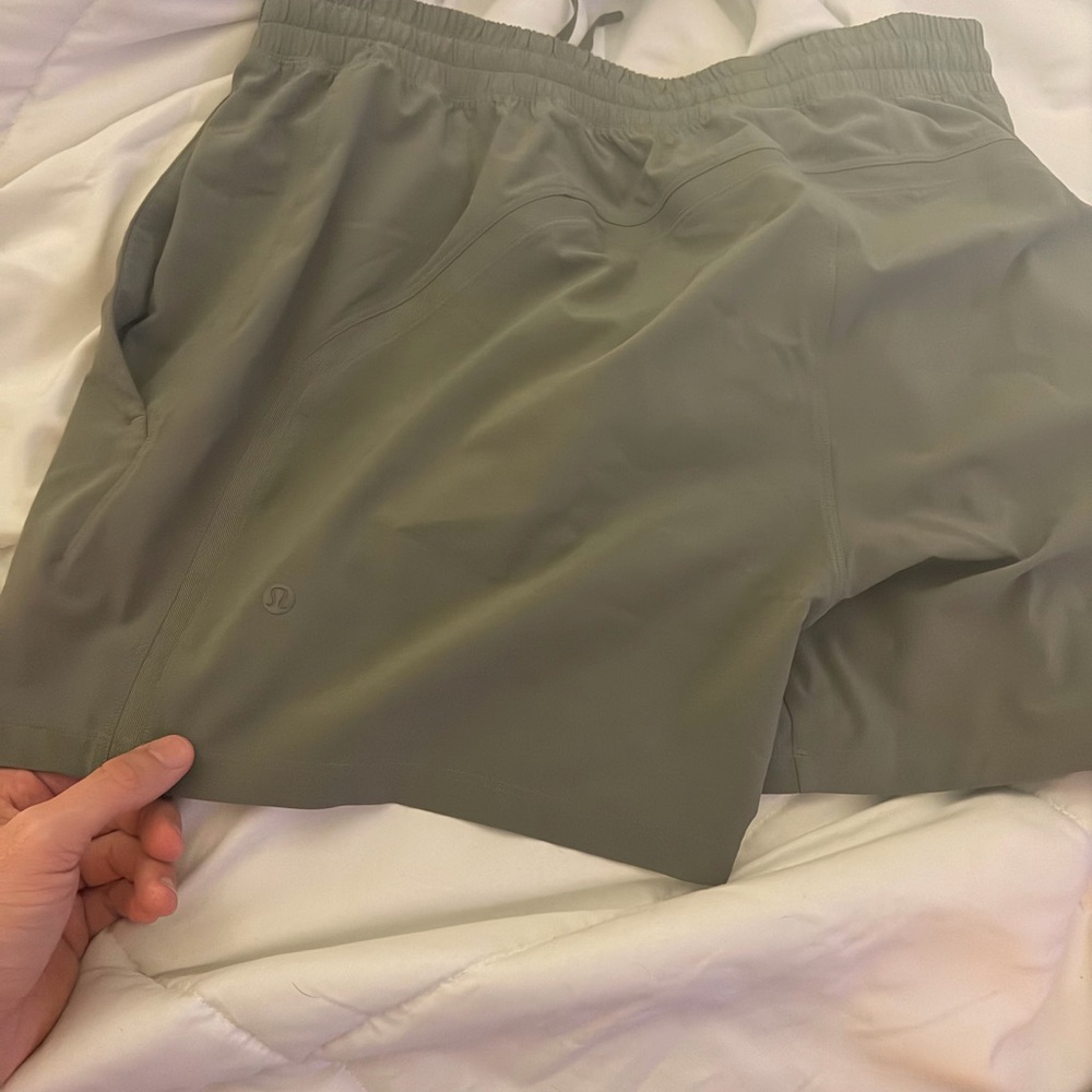 Lululemon Athletica Olive Green shorts
Fits well and comfortable